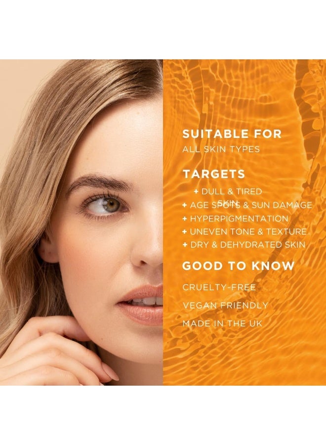 فيد آوت غسول الوجه المقشر والمبيض بيور جلو مع فيتامين سي، وفاكهة البوملي الوردية، والنياسيناميد، 100 مل - Image 3